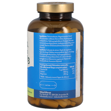 Holland & Barrett Calcium, Magnesium + Vitamine D3 - 180 tabletten image 2