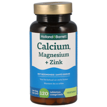 Holland & Barrett Calcium, Magnesium & Zink - 120 Tabletten image 1