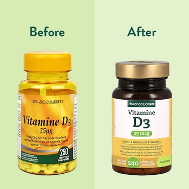 Holland & Barrett Vitamine D3 25mcg - 240 tabletten image 4