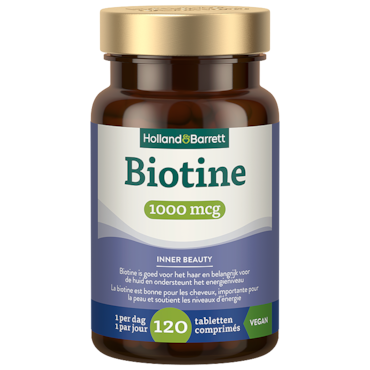 Holland & Barrett Biotine 1000mcg - 120 tabletten image 1