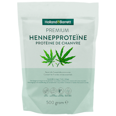 Holland & Barrett Premium Hennepproteïne Poeder - 500g image 1