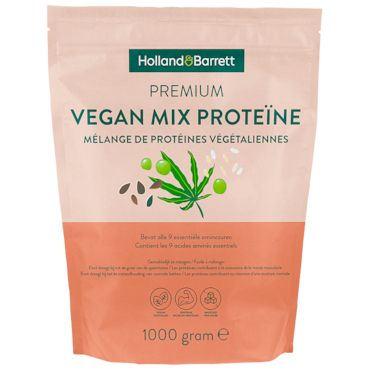 Holland & Barrett Premium Vegan Mix Proteïne Poeder - 1kg image 1