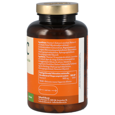 Holland & Barrett Vitamine C Gebufferd 1000mg - 120 tabletten image 2