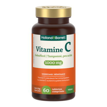 Holland & Barrett Vitamine C Gebufferd 1000mg - 60 tabletten image 1