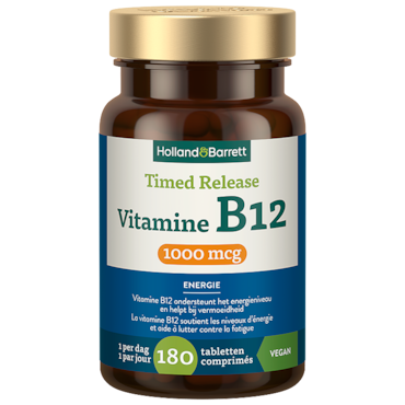 Holland & Barrett Timed Release Vitamine B12 1000mcg - 180 tabletten image 1