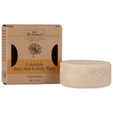 De Tuinen Calendula Baby Hair & Body Wash Solid Bar - 70g image 4