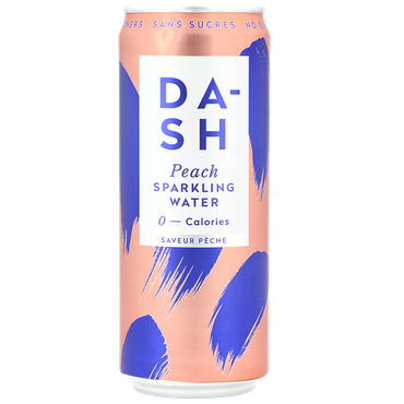 Reviews over DASH Sparkling Water Peach - 330ml