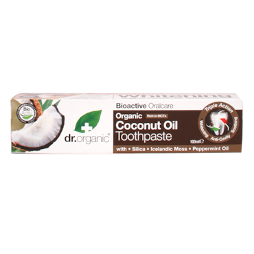 Dr. Organic Kokosolie Tandpasta - 100ml image 3
