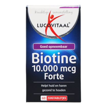 Lucovitaal Biotine Forte, 10.000mcg - 60 zuigtabletten image 1