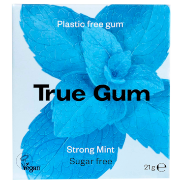 True Gum Strong Mint Kauwgom - 21g image 1