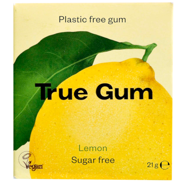 True Gum Lemon Kauwgom - 21g image 1