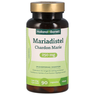 Holland & Barrett Mariadistel 250mg - 90 capsules image 1