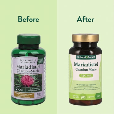 Holland & Barrett Mariadistel 250mg - 90 capsules image 4