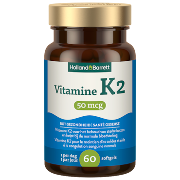 Holland & Barrett Vitamine K2 50mcg - 60 capsules image 1