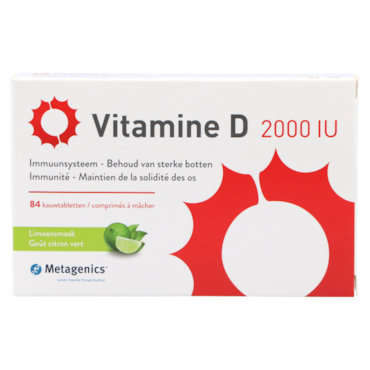 Metagenics Vitamine D 2000 i.e.(84 kauwtabletten) image 1