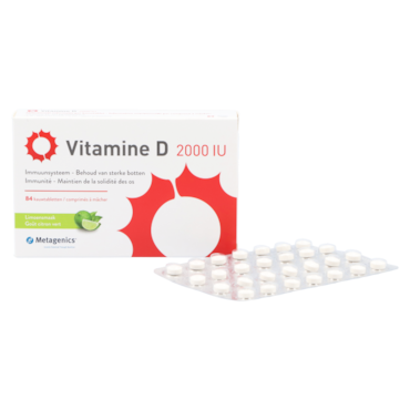 Metagenics Vitamine D 2000 i.e.(84 kauwtabletten) image 2