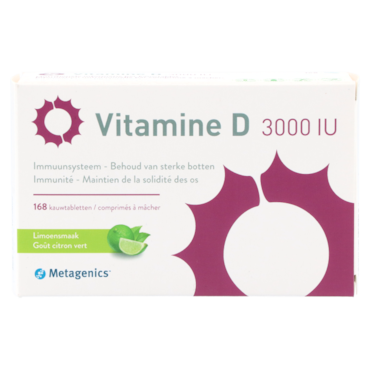 Metagenics Vitamine D 3000 i.e (168 kauwtabletten) image 1