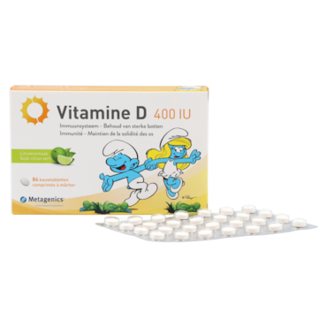 Metagenics Vitamine D 400 i.e. Kinderen (84 kauwtabletten) image 2