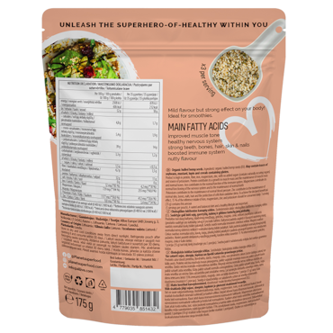 Planet Hemp Superfood Organic Hemp Seeds Bio (175gr) image 2