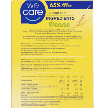 WeCare Lower Carb Pasta Penne (250gr) image 2