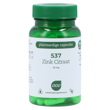 AOV 537 Zink Citraat 25mg (90 Capsules) image 1