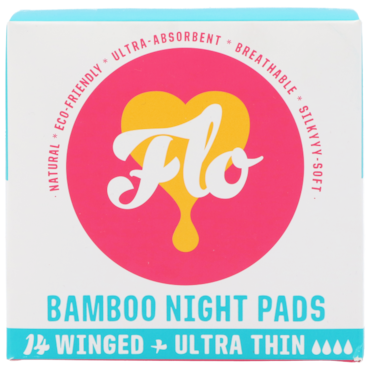 Flo Bamboo Night Pad Pack - 14 stuks image 1