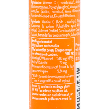 Holland & Barrett Vitamine C Bruistablet 1500mg Limoensmaak - 20 bruistabletten image 2