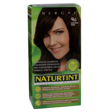 Naturtint Permanente Haarkleuring 4G Kastanje Goud - 170ml image 3