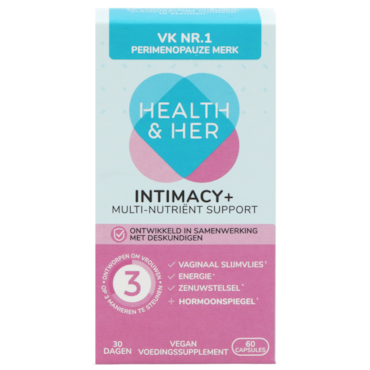 Health & Her Intimacy+ Multi-Nutriënt Support - 60 capsules image 1