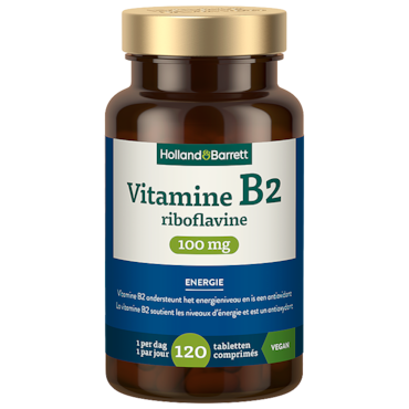 Holland & Barrett Vitamine B2 Riboflavine 100mg - 120 tabletten image 1