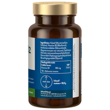 Holland & Barrett Vitamine B2 Riboflavine 100mg - 120 tabletten image 2