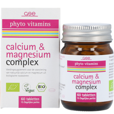 GSE phyto vitamines Calcium + Magnesium Complex (60 tabletten) image 2