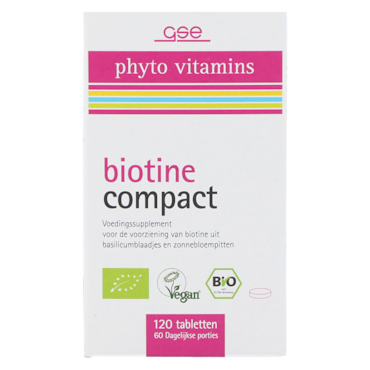 GSE phyto vitamins biotine compact (120 tabletten) image 1
