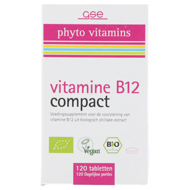 GSE Vitamine B12 Compact (120 tabletten) image 1