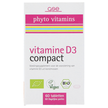 GSE Vitamine D3 Compact (60 tabletten) image 1