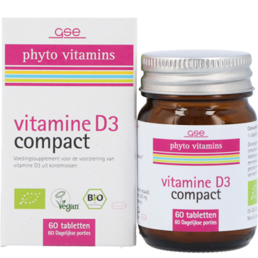 GSE Vitamine D3 Compact (60 tabletten) image 2