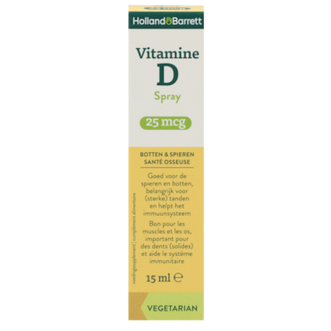 Holland & Barrett Vitamine D Spray 25 mcg - 15 ml image 1