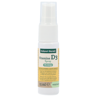Holland & Barrett Vitamine D3 Spray 75 mcg - 15ml image 2