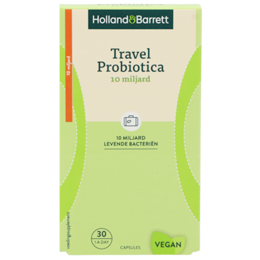 Holland & Barrett Travel Probiotica 10 miljard - 30 capsules image 1