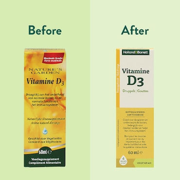 Holland & Barrett Vitamine D3 Druppels Sinaasappelsmaak - 60 ml image 4