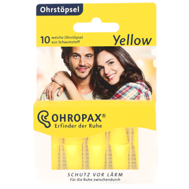 OHROPAX®️ Yellow - 10 oordopjes image 1