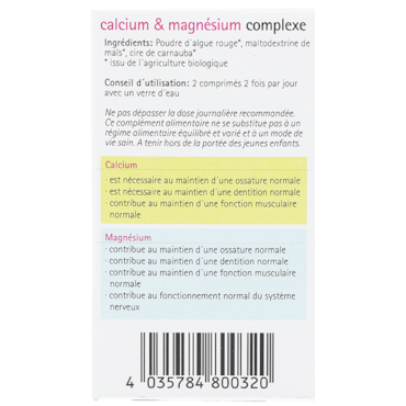 GSE Calcium & Magnesium Complex (60 tabletten) image 3