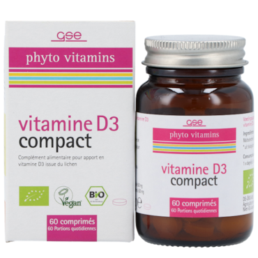 GSE Vitamine D3 Compact (60 comprimés) image 2