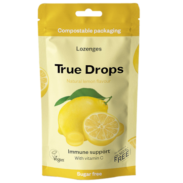 True Drops Lemon & Vitamin C - 30 keelpastilles image 1