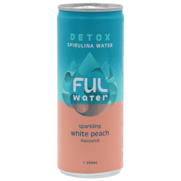 FUL Sparkling Spirulina Drink White Peach - 250ml image 1