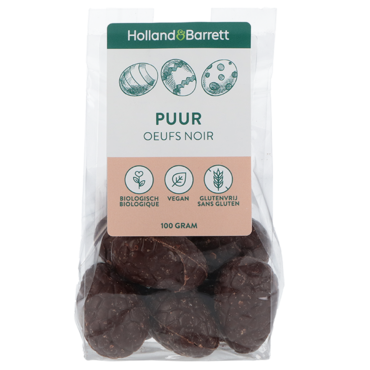 Holland & Barrett Vegan Chocolade Paaseitjes Puur (100gr) image 1