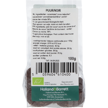 Holland & Barrett Vegan Chocolade Paaseitjes Puur (100gr) image 3