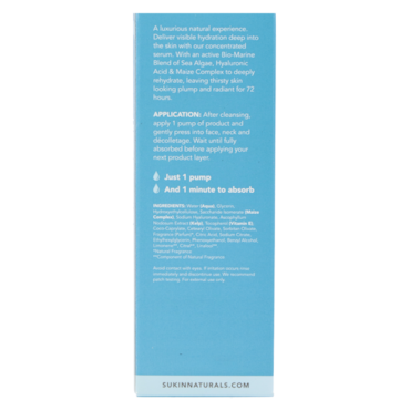 Sukin Hydration Biomarine Facial Serum - 30ml image 3