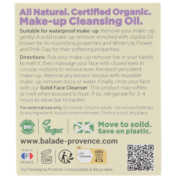 Balade en Provence Solid Make-Up Cleansing Oil - 32g image 3