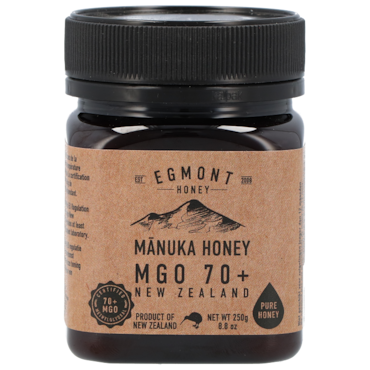Egmont Honey Manuka Honey Monofloral MGO 70+ - 250g image 1